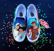 Behind The Scenes By Cestlavic In 2020 Disney Painted Shoes Shoes Disney Shoes