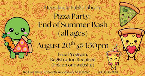 Pizza Party: End of Summer Bash