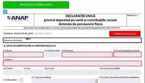 Anaf A Publicat Noua DeclaraÈ›ie UnicÄƒ Pentru 2020 Vezi Cum AratÄƒ Noul Document