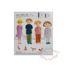 1 2 siguiente >> viendo del 1 al 20 (de 23 productos). Familia De Munecos De Plastico Para El Juego Infantil En Casas De Munecas