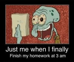 Funny Spongebob Squarepants Patrick Star Homework Humor Demotivational Posters Funny Humor