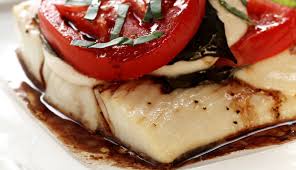 Alaska Halibut Caprese With Images Halibut Recipes Caprese Recipes Recipes