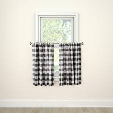 (3) pillowfort target pink scallop blackout curtain panel pompom sheer 84in new. 36 X42 Curtain Tier Small Check Gray Threshold Target