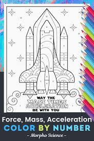 Newton S Second Law Of Motion Color By Number Force Mass And Accelerati In 2020 Middle School Science Teacher Middle School Science Resources Middle School Science