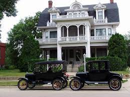 We Have A 1924 Model T Just Like The Second One For Some Reason All The Women Like To Ride In It Antique Cars Victorian Homes Historic Homes
