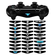 Extremerate 30 Pcsset Light Bar Decal Stickers Skins For Playstation 4 Ps4 Ps4 Slim Ps4 Pro Controller Mix Design Y Bar Lighting Ps4 Pro Controller Ps4 Slim
