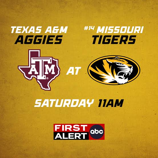 Missouri Tigers vs Texas A&M game on Matrix Midwest