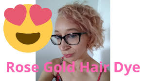 9.2 rose gold garnier olia. Rose Gold Hair Dye Youtube