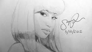 Nicki minaj by armand mehidri canvas art arrives ready to hang, with hanging accessories included and no additional framing required. Nicki Minaj Drawing By Sinjinphom On Deviantart Nicki Minaj Drawing Drawings Art Drawings