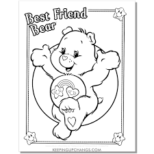 Download this adorable dog printable to delight your child. Free Care Bears Coloring Pages Most Popular Printables