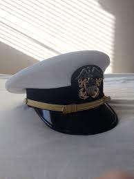 Navy Officer Combination Cover Worn By Chief Warrant Officers And Ensign Through Lieutenant Commander Military Insignia Navy Chief Warrant Officer