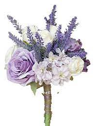 What kind of flowers are good for rustic wedding? Sweet Home Deco Silk Mixed Floral Rustic Wedding Bouquet In Lavender Purple Ivory Bridal Bouquet Bridesmaid Bouquet Boutonniere 8 W Lavender Bouquet Buy Online In Botswana At Botswana Desertcart Com Productid 43862821
