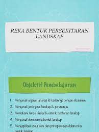 Pendidikan seni reka bentuk landskap ksssm tingkatan 2. Reka Bentuk Persekitaran Landskap Pdf