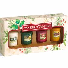 Yankee Candle Yankee Candle Magical Christmas Morning 4 Votive Candle Gift Set Candles Free Delivery Justmylook