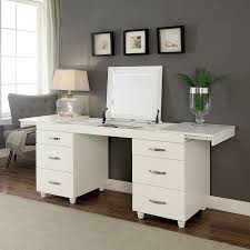Makeup desk with mirror elklake4sale info. Verviers Vanity Desk W Lift Top Mirror By Furniture Of America Furniturepick