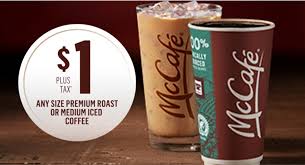 Grab an iced coffee today! Mcdonald S Mccafe Canada Promotions Any Size Premium Roast Coffee Or Medium Iced Coffee For 1 Lattes For 2 Mcmuffin For Just 3 Starting February 10 Canadian Freebies Coupons Deals Bargains Flyers Contests Canada