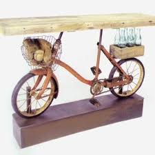 Dining And Kitchen Tables Farmhouse Industrial Modern Bicycle Cypress Wood Vintage Bicycles