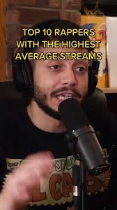 Top 10 Rappers With The HIGHEST Average Streams 🤯 #Top10 #Streams  #Statistics #AllTime #Record #Streaming #RapTok #FYP #NFRPodcast #RapStats  #Trivia #Average #RapFacts #Podcast