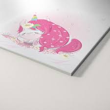 Maybe you would like to learn more about one of these? Tablou Panou Pvc Cu Desene Pentru Camera Copiilor Cute Unicorn Sleeping On The Ground