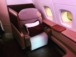 It's a first class feel, but somehow in a business class cabin. Review Qatar Airways First Class Doha Bangkok Insideflyer De