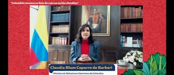 Te lo juro por mi vida, quiero ya olvidar. Intervencion De La Ministra Claudia Blum En El Encuentro Sobre La Contribucion Nacionalmente Determinada De Colombia Ndc Bajo El Acuerdo De Paris Cancilleria