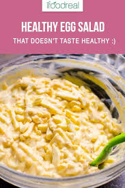 Creamy And Chunky Egg Salad Recipe With Yogurt Mustard And Almost No Mayo So Much Flavor You Wil Good Healthy Recipes Egg Salad Recipe Healthy Foods To Make