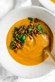 Ginger Sweet Potato And Zucchini Soup Baked Ambrosia Recipe Zucchini Soup Stew Recipes Sweet Potato Soup