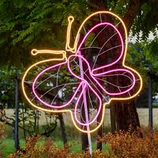 Light up your wall with a sketch and etch led neon sign as the perfect wall art feature! Butterfly Neon Lights Smd H 82 Cm Warm White And Pink Leds 2d Figure Lights