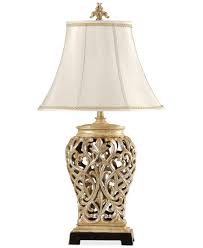 Stylecraft Open Lace Scroll Table Lamp Created For Macy S Reviews All Lighting Home Decor Macy S Table Lamp Lamp Home Decor