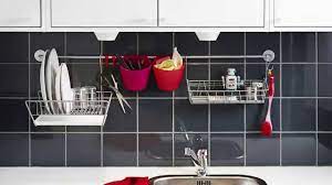 And while you're at it, you might as well mount your dish rack, too. Ikea Rail System Ikea Home Tour Youtube