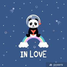 Panda Astronaut In Love Sit On Rainbow In Outer Space Vector Print Cute Cartoon Vector Illustration Wall Mural Pixers We Live To Change Giraffe cartoon png cute giraffe cartoon png clipart image with resolutin 2994*5074 is about giraffe cartoon png, art, giraffe, cute, images, clip, background, png, clipart. wall mural panda astronaut in love sit on rainbow in outer space vector print cute cartoon vector illustration