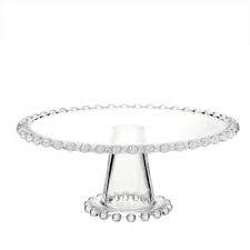Acrylic cake stands with hanging clear crystal beads for perfect wedding parties. Glass Beaded Cake Stand Xl Events