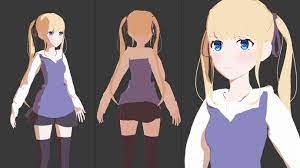 Blender Texturing And Rendering Anime Characters Tutorial Anime Anime Characters Blender Models