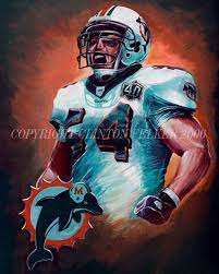 Nfl Miami Dolphins Zach Thomas By Cgfelker On Deviantart Miami Dolphins Cheerleaders Nfl Miami Dolphins Miami Dolphins Wallpaper