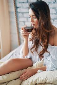 Short good morning text messages for her. Sexy Girl Enjoying Morning Breakfast Stock Photos And Images 123rf