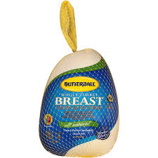 butterball whole with ribs back portions turkey breast