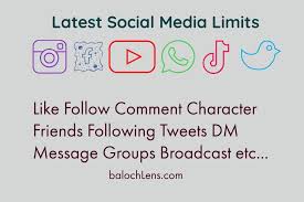 It's super easy to do takes less then 1 minute. Latest Social Media Limits 2021 Facebook Instagram Twitter Whatsapp Tiktok Balochlens