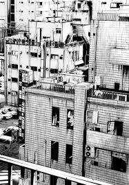 Aesthetic Black And White Manga Background Otaku Gangsta Photo Cityscape Drawing Urban Sketching Architecture Art