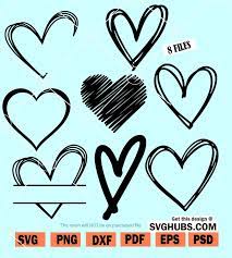 Download Scribble Heart Svg Bundle Heart Symbols Svg Bundle Heart Shape Svg Bundle Svg Hubs