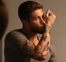 We hit it off ever since we first met. Footballers Tattoos Band Tattoos For Men Sergio Ramos Arm Band Tattoo