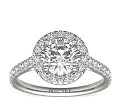 This is how pop culture conditions our minds. Round Halo Diamond Engagement Ring In 14k White Gold 1 2 Ct Tw Blue Nile