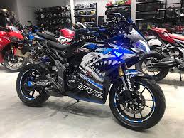 The demon gpr's styling takes after the already gorgeous ducati panigale with a number of differences. Sold Custom Gpx Demon 150 Gr Blue Shark Design Kmx Motors