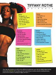 Do you want to shop the u.s. Tiffany Rothe Free Workout Schedule