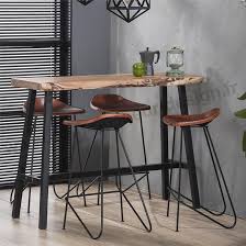 Table Haute De Cuisine Tronc D Arbre Table Haute Cuisine Table Haute Table Haute Bois