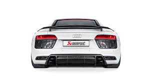 Audi R8 5 2 Fsi Coupe Spyder 2018 Slip On Line Titanium Akrapovic Car Exhaust