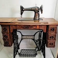 Put new veneer on the lid and tabletop. Amazon Com Singer 66 Red Eye Sewing Machine 7 Drawer Treadle Cabinet