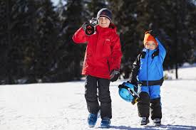 Helly Hansen Kids In Snow Gear Ready To Ski And Play Photo By Cato Aurtun Outdoor Apparel Helly Hansen Jacket Shop