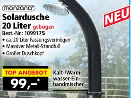 Check out monzana21's art on deviantart. Monzana Solardusche 20 Liter Gebogen Angebot Bei Norma