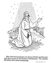 A bible coloring page illustrating that god so loved the world that he gave his one and only son, that whoever believes in him shall. Free Printable Easter Coloring Pages Religious Coloring Home