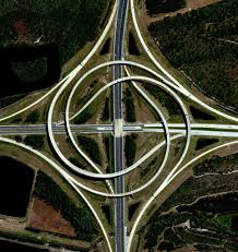 Interchange Jacksonville Usa Am Autobahnkreuz Treffen Zwei Highways Aufeinander Koordinaten 30 253048 8 Vogelperspektive Luftaufnahme Die Welt Von Oben